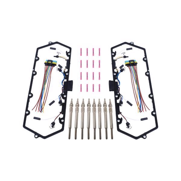 98-03 Ford 7.3L Glow Plugs Gasket & Glow Plugs MT030012 (Ban sale on Amazon) (No support for unconditional return)