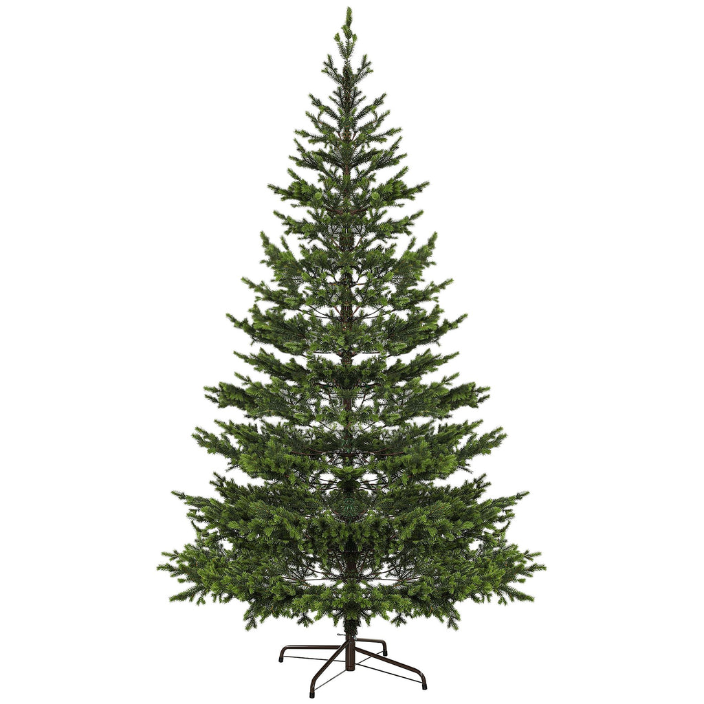 9ft Artificial Sparse Christmas Tree with Steel Stand and 4306 Tips for Home Office Holiday