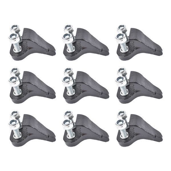 9Pcs Carbide High Speed Cutting Teeth Kit Replacement for Power King Stump Grinder Model PK0803,DK2 Stump Grinder Model OPG777
