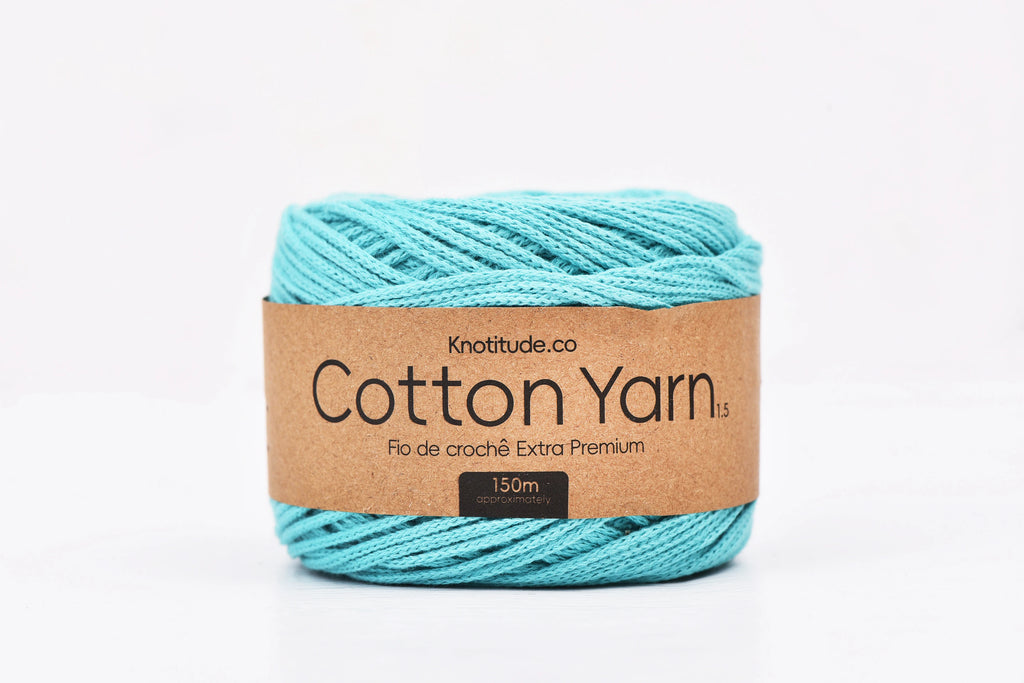 1.5mm Cotton Yarn 150m Ball For Knitting And Crochet
