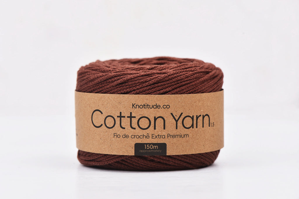 1.5mm Cotton Yarn 150m Ball For Knitting And Crochet