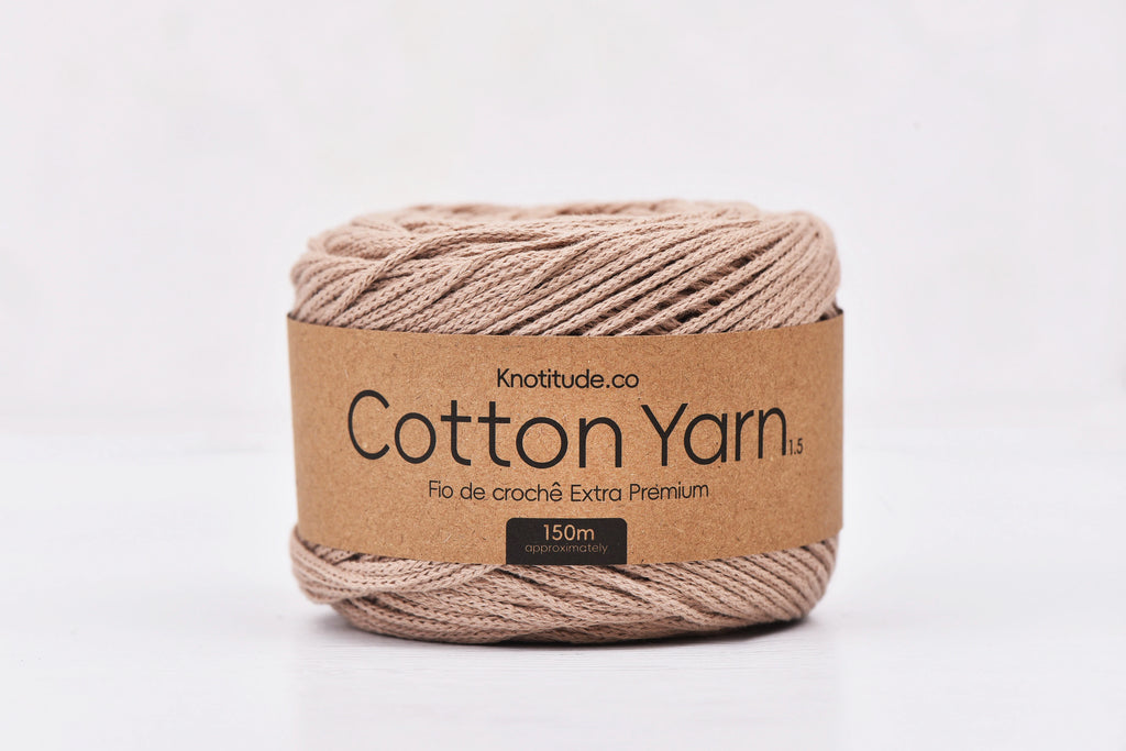 1.5mm Cotton Yarn 150m Ball For Knitting And Crochet