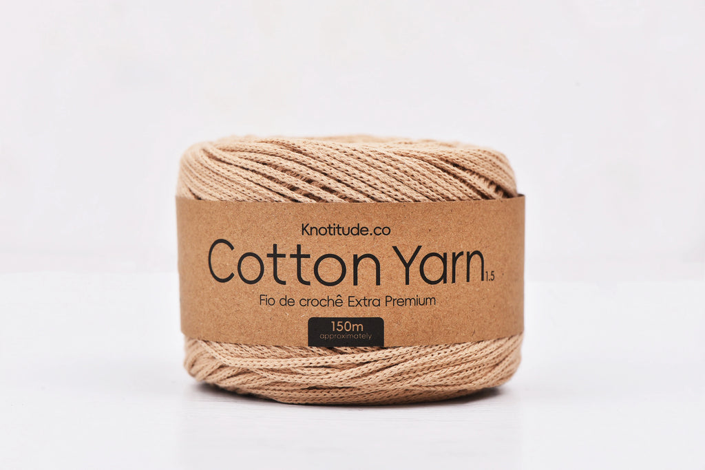 1.5mm Cotton Yarn 150m Ball For Knitting And Crochet