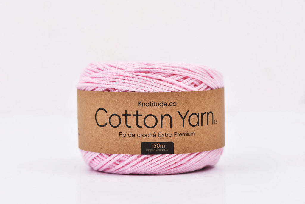 1.5mm Cotton Yarn 150m Ball For Knitting And Crochet