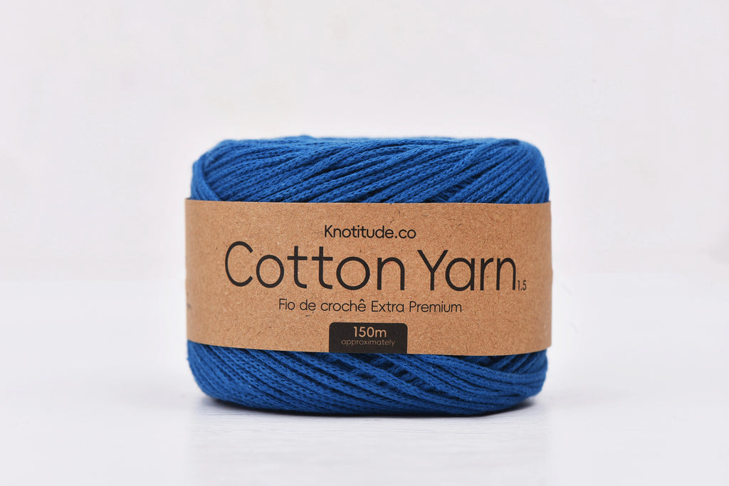 1.5mm Cotton Yarn 150m Ball For Knitting And Crochet