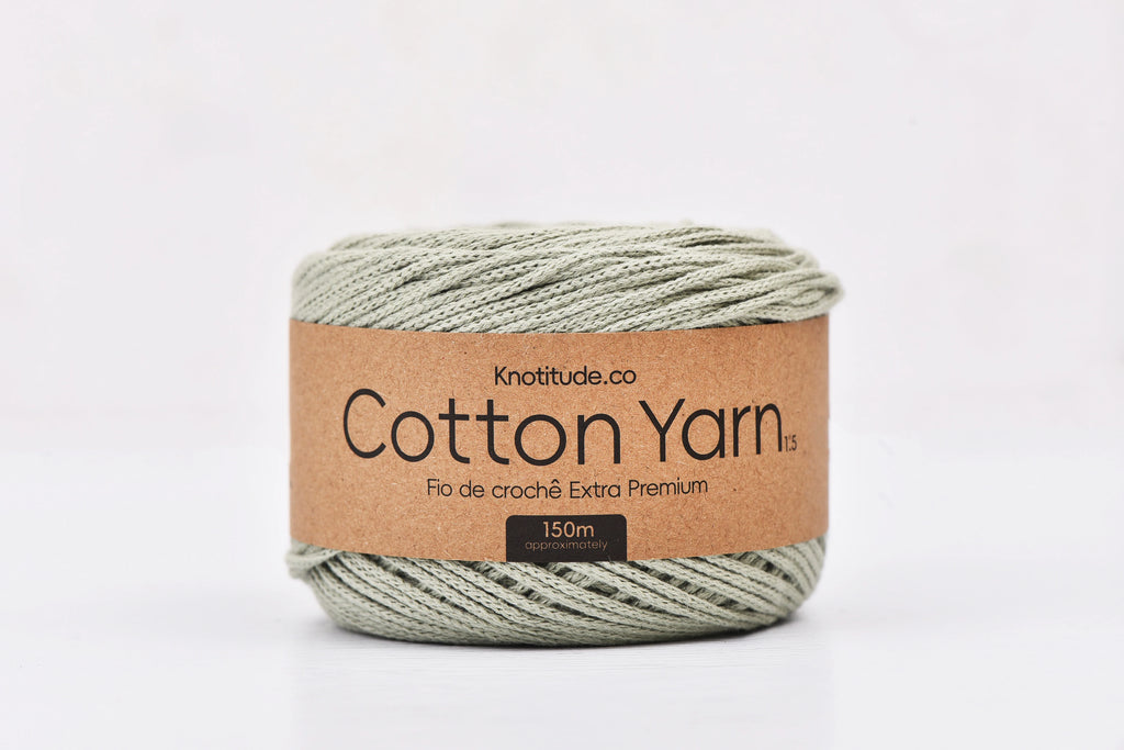 1.5mm Cotton Yarn 150m Ball For Knitting And Crochet