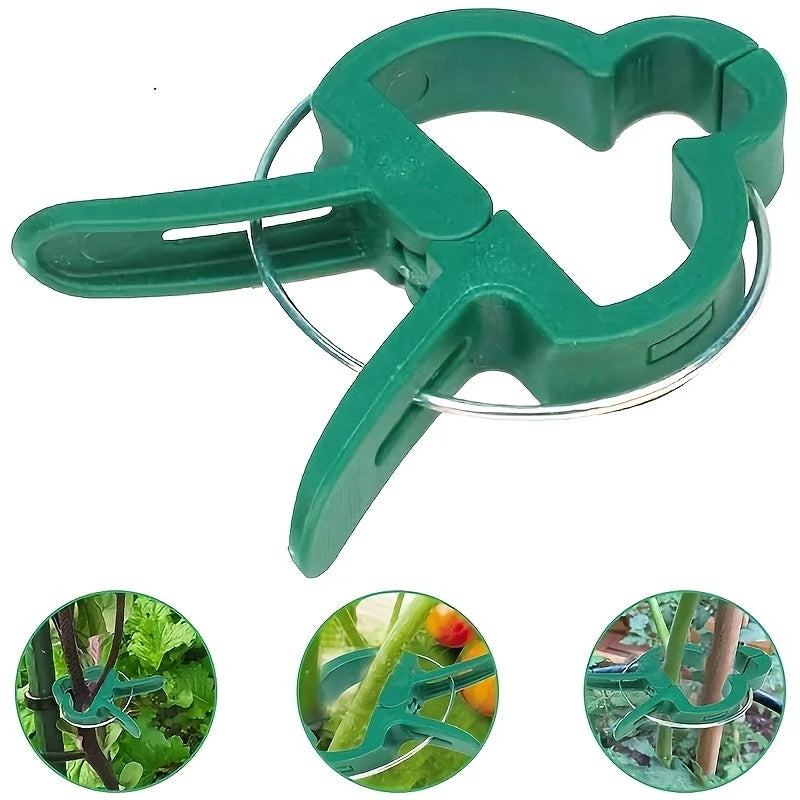 Plant Fixed Clips Reusable Garden Greenhouse Bracket for Fixed Plants Vine Flower Seedling Tomatoes Support Garden Supplies