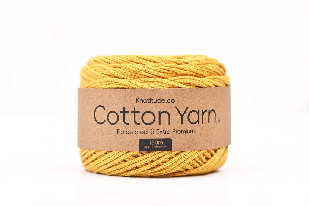 1.5mm Cotton Yarn 150m Ball For Knitting And Crochet