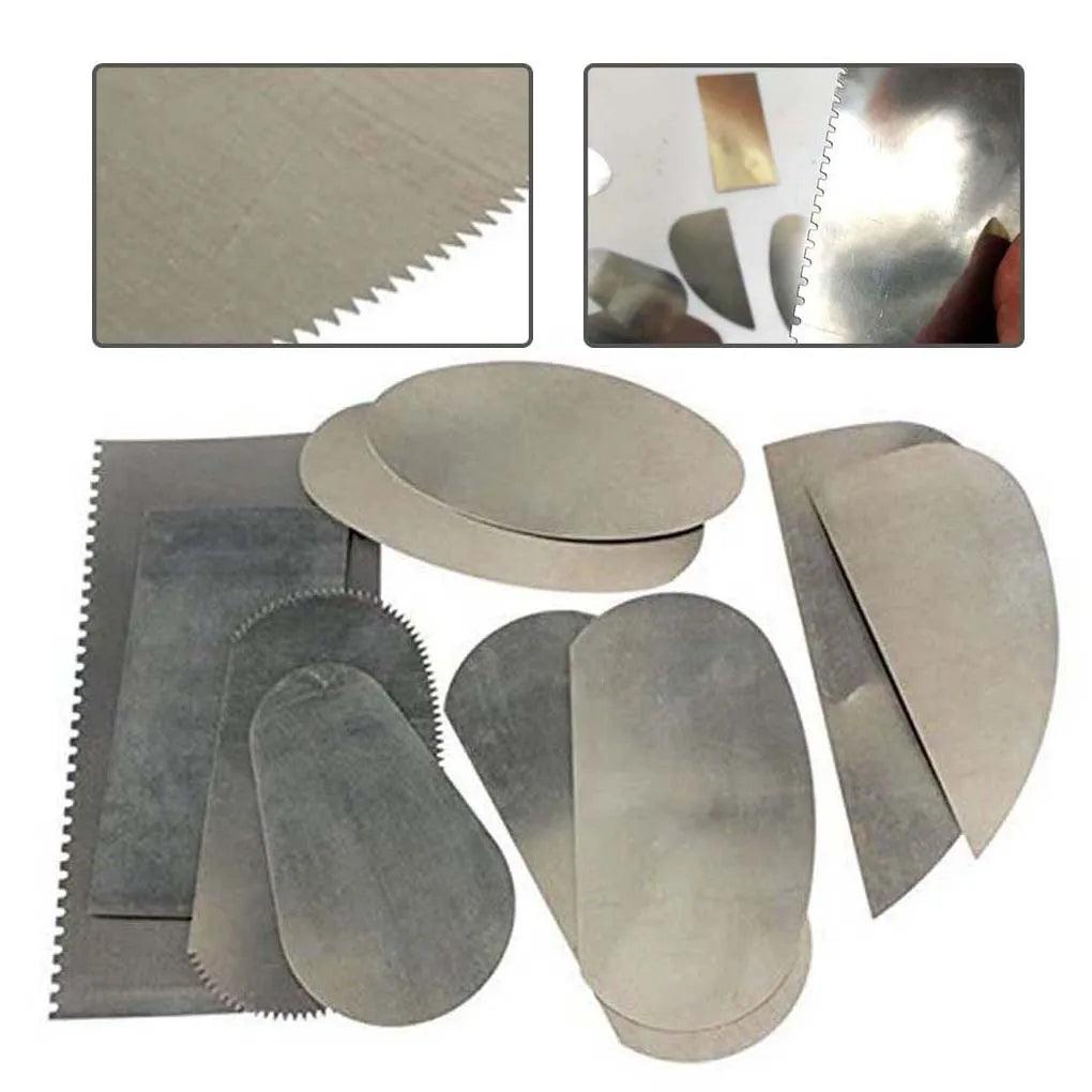 10pcs Clay Sculpture Pottery Molding Ceramics Sharp Stainless Steel Sculpting Tools Scraper