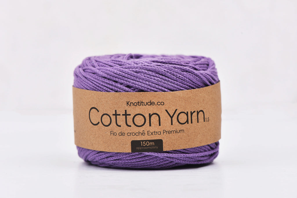 1.5mm Cotton Yarn 150m Ball For Knitting And Crochet