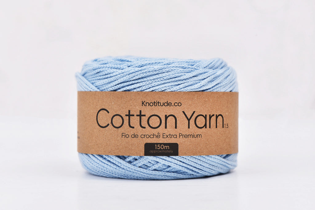1.5mm Cotton Yarn 150m Ball For Knitting And Crochet