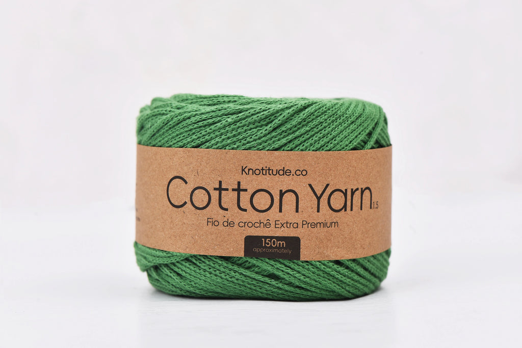 1.5mm Cotton Yarn 150m Ball For Knitting And Crochet