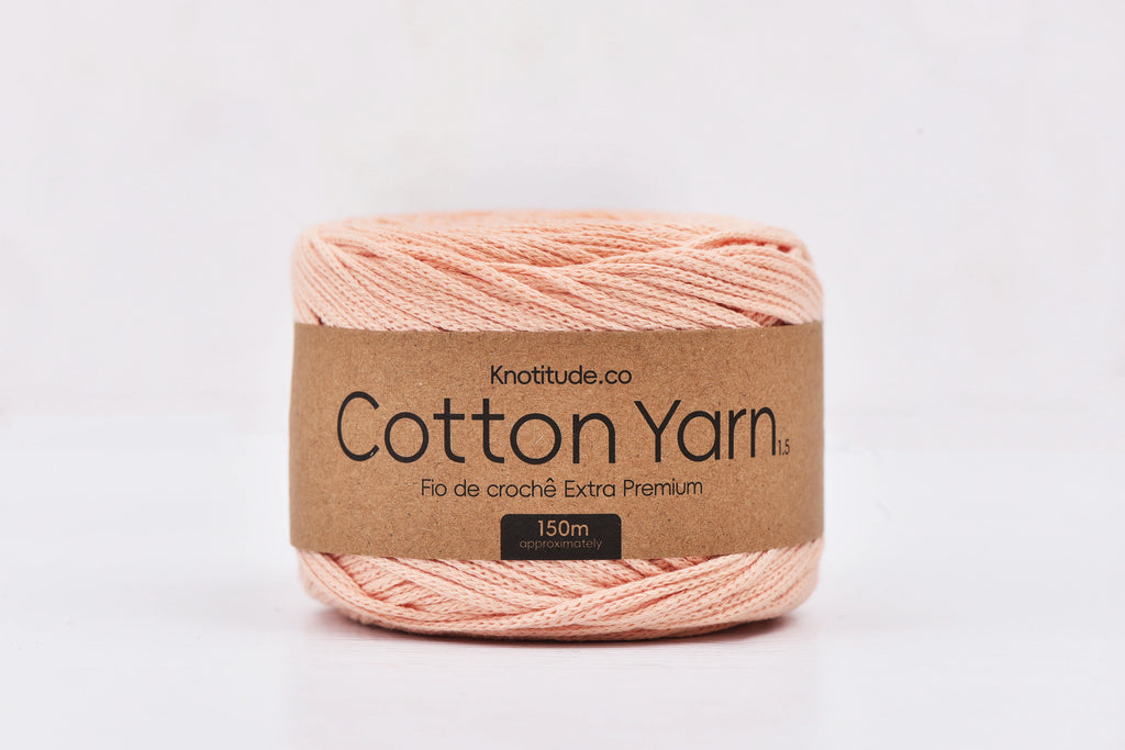 1.5mm Cotton Yarn 150m Ball For Knitting And Crochet