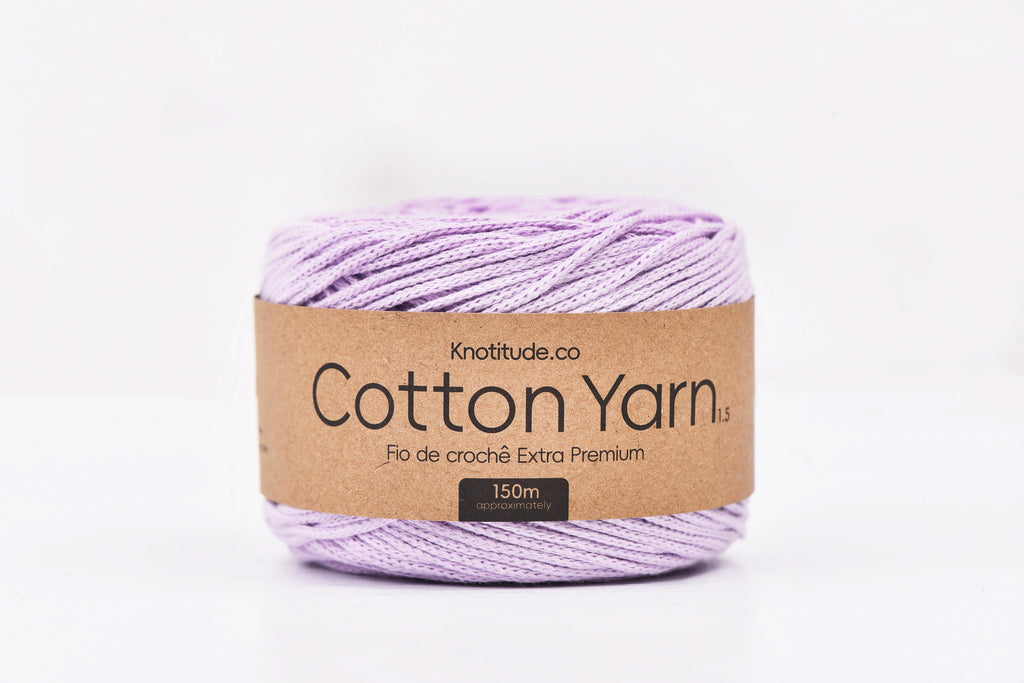 1.5mm Cotton Yarn 150m Ball For Knitting And Crochet