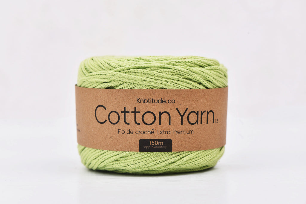 1.5mm Cotton Yarn 150m Ball For Knitting And Crochet