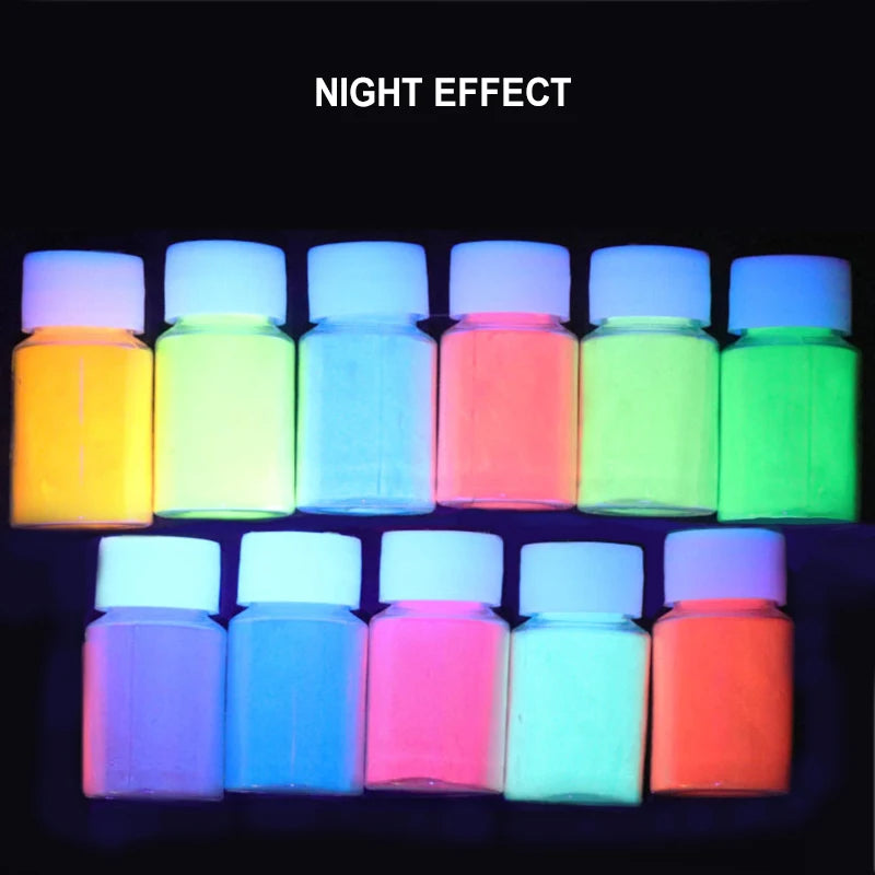 Hot Luminous Powder Pigment Epoxy Resin Pigment Glow in The Dark for Resin Paint Slime Soap Dyes Soap Making Arts,Crafts Sewing