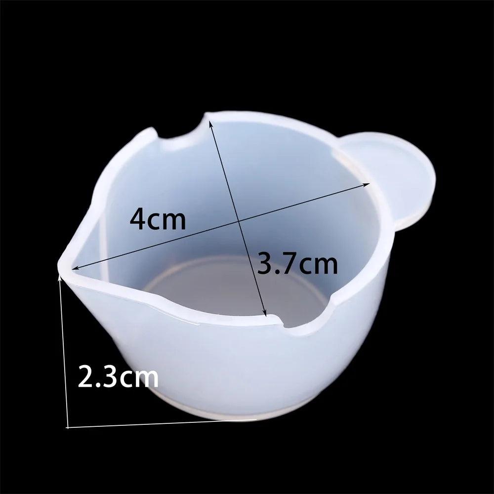 5pcs 10ml Reusable Resin Art Mixing Measuring Cups Silicone Stir Stick Spoon UV Epoxy Resin Jewelry Making Tools Accessories