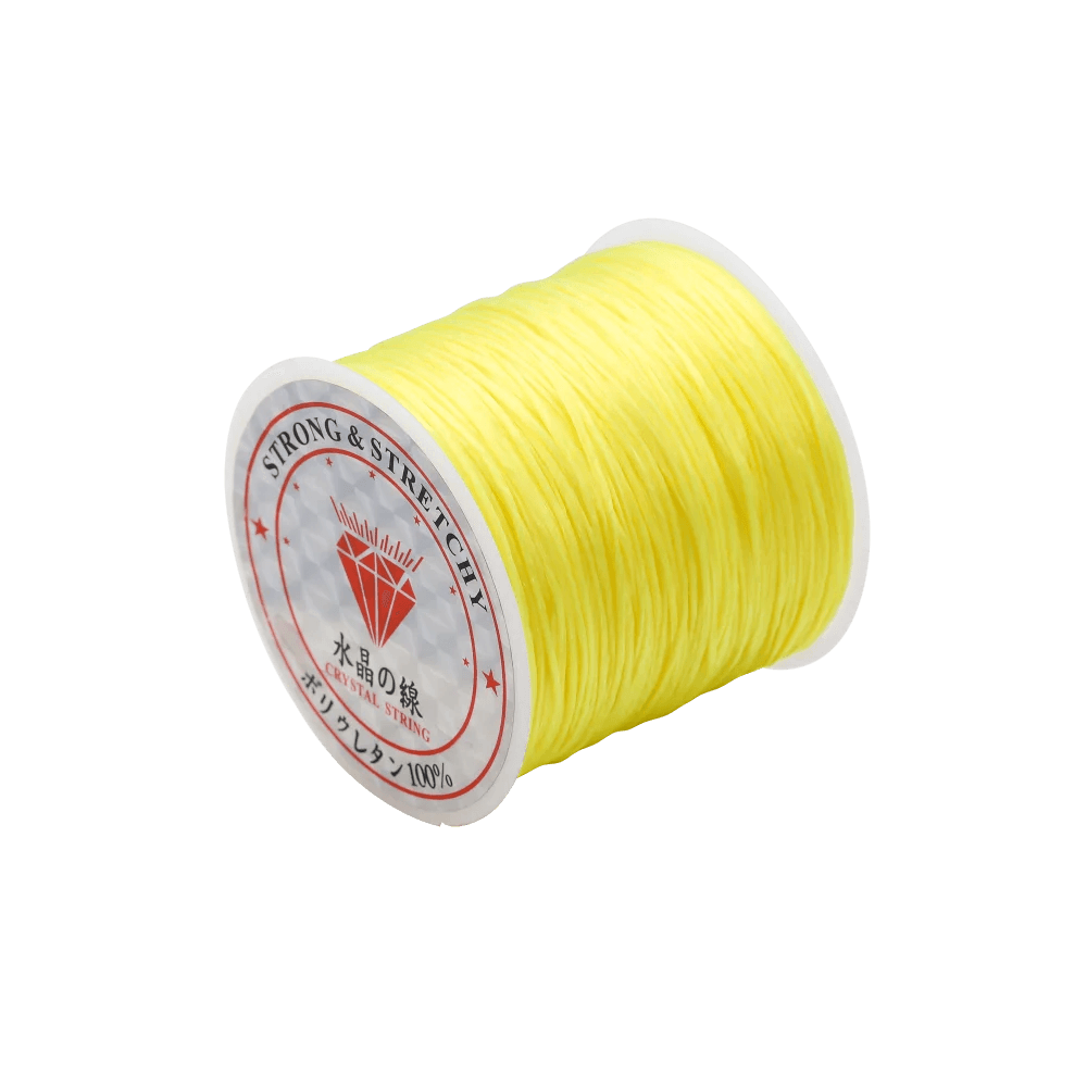 10/40M 1mm Elastic Thread Round Crystal Line Nylon Rubber Stretchy Cord Elastic Rope For DIY Jewelry Making Beading Bracelet