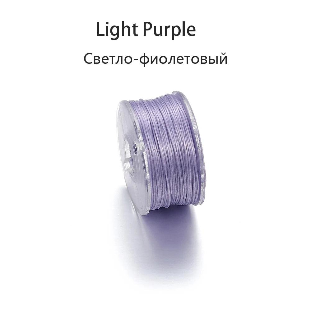 50Yards Nylon Bead Thread Nonelastic Beading Threads Seed Beads Cord Thread for DIY Bracelets Necklace Jewelry Making Supplies