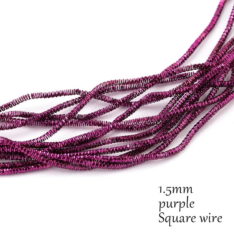 French Bullion Wire French Coil  Embroidery Silk Thread Sewing DIY Accessories Jewelry Making Embroidery Metalic Purl Wire
