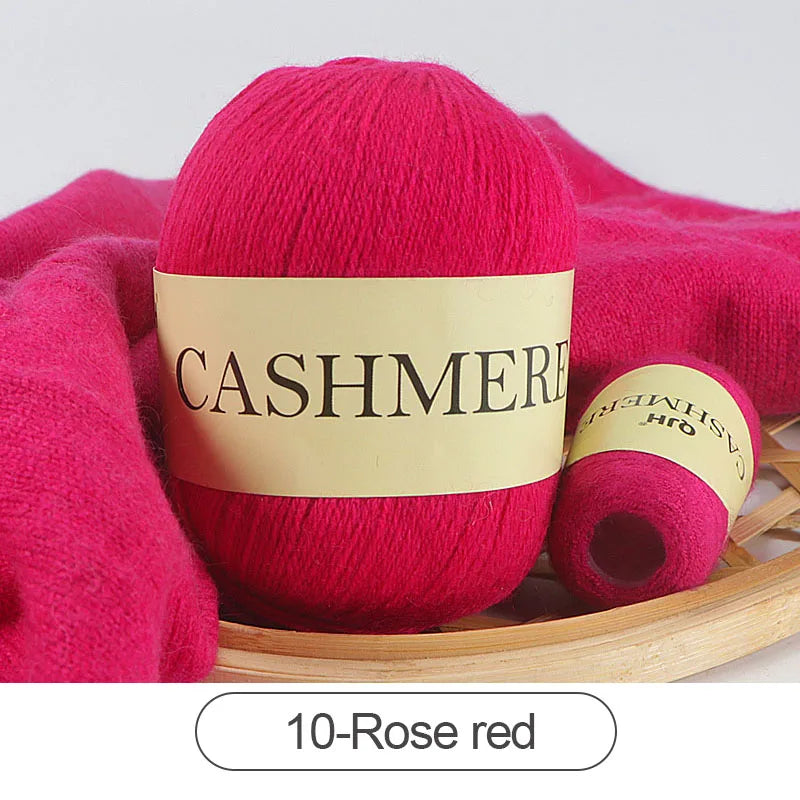 Ladies Cashmere Yarn Anti Pilling Soft Hand Knit Wool Balls