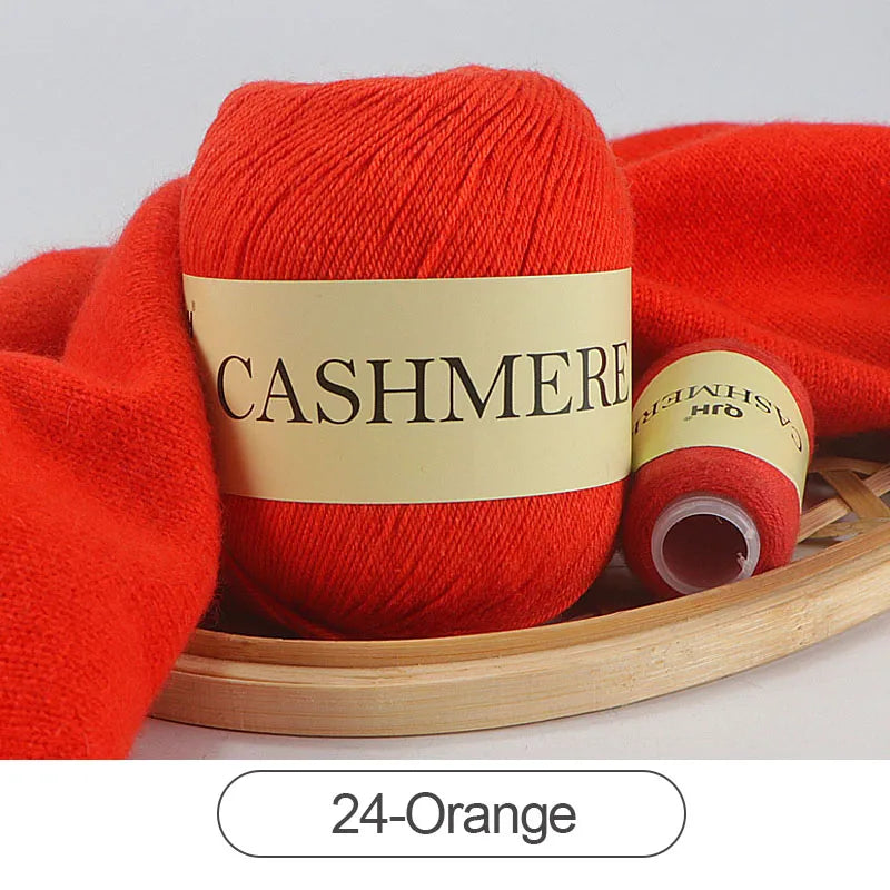 Ladies Cashmere Yarn Anti Pilling Soft Hand Knit Wool Balls