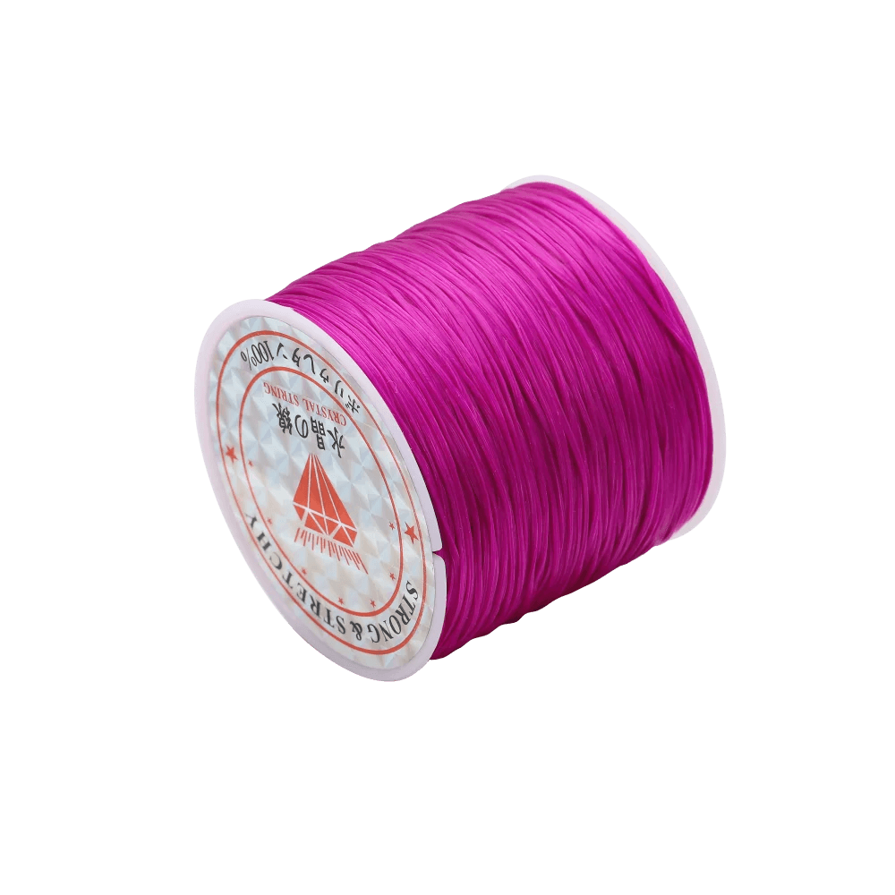 10/40M 1mm Elastic Thread Round Crystal Line Nylon Rubber Stretchy Cord Elastic Rope For DIY Jewelry Making Beading Bracelet