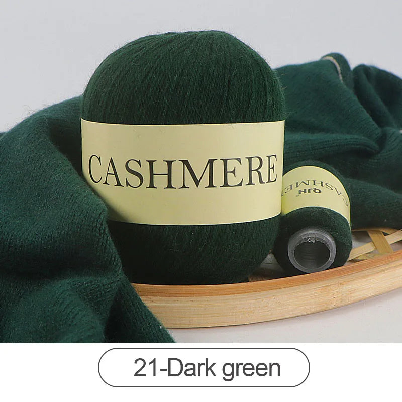 Ladies Cashmere Yarn Anti Pilling Soft Hand Knit Wool Balls