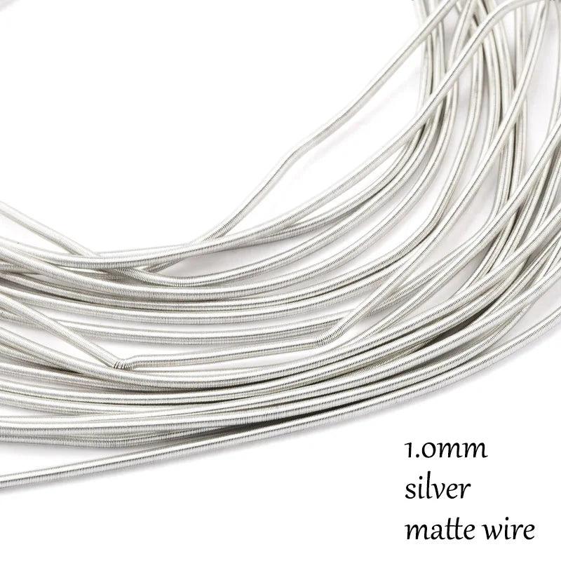 French Bullion Wire French Coil  Embroidery Silk Thread Sewing DIY Accessories Jewelry Making Embroidery Metalic Purl Wire