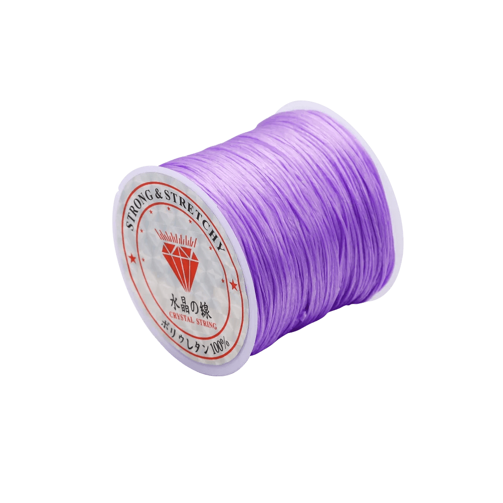 10/40M 1mm Elastic Thread Round Crystal Line Nylon Rubber Stretchy Cord Elastic Rope For DIY Jewelry Making Beading Bracelet