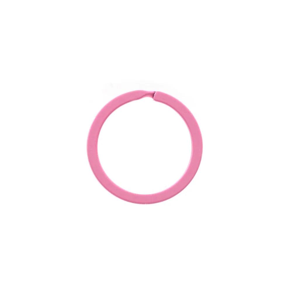 10pc/lot 30mm Round DIY Metal Key Holder Split Rings Unisex Keyring Keychain Jewelry Keyfob Making Accessories Findngs