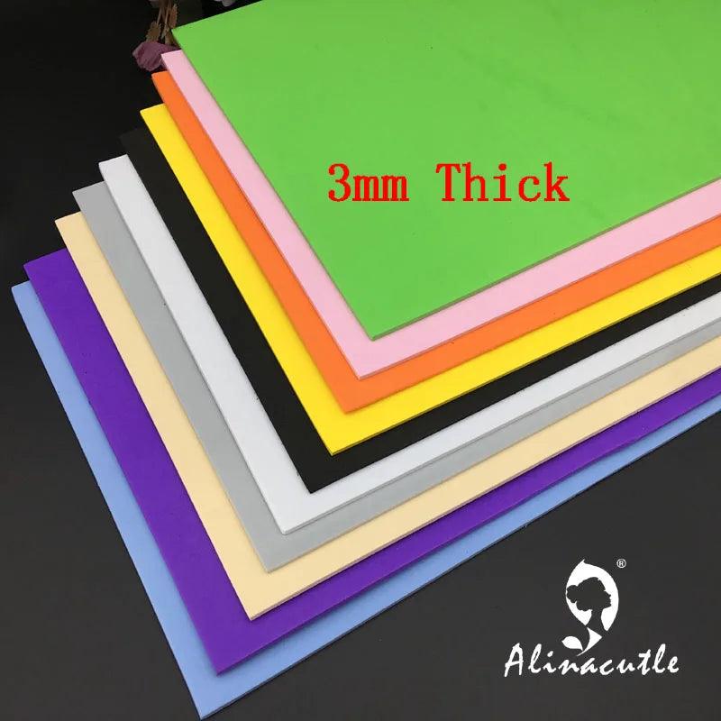 3mm Thick Foam Sponge Paper 21 x 29 cm Handmade EVA Craft Paper DIY Foam Paper Flower Party Decoration Scrapbooking Card