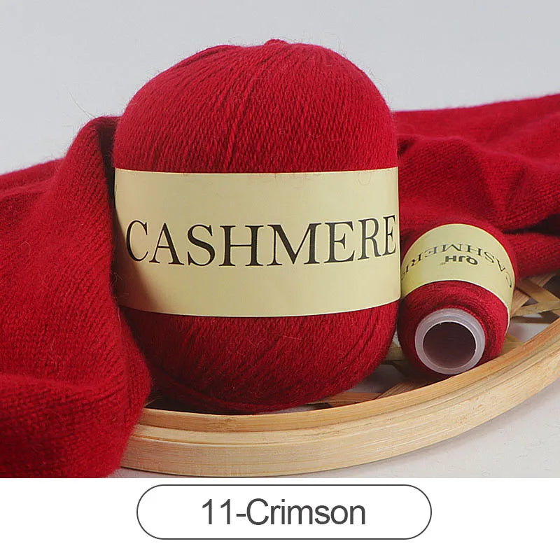 Ladies Cashmere Yarn Anti Pilling Soft Hand Knit Wool Balls