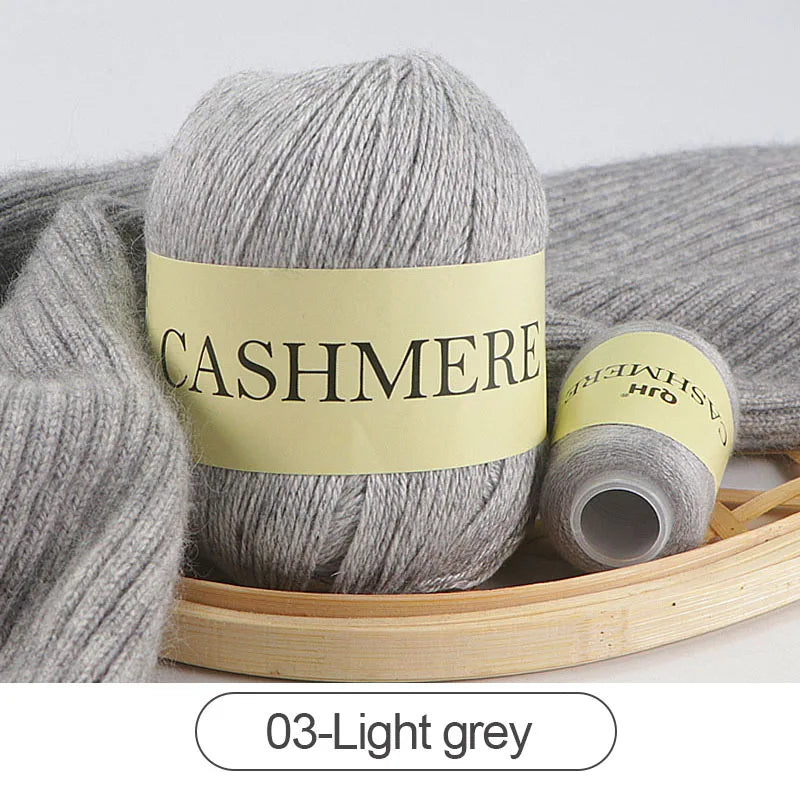 Ladies Cashmere Yarn Anti Pilling Soft Hand Knit Wool Balls