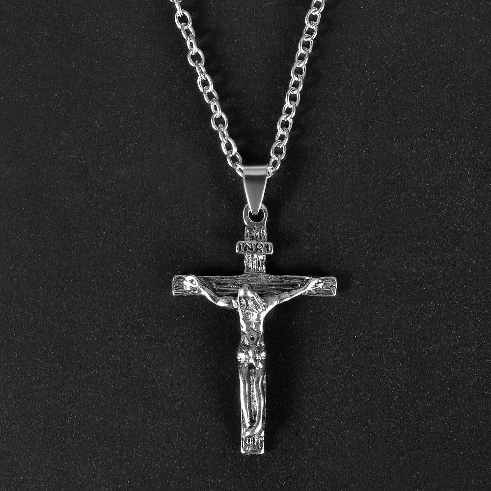 Fashion Choker Necklaces for Women 2022 Gun Cross Pendant Crystal Rhinestone Chain Necklace Women Men Punk Chains Jewelry Gift