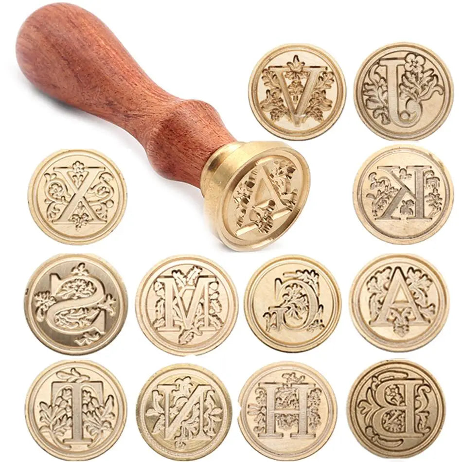 26 English Letters Initials Personalized Letter Stamp/Sealing Wax /wedding Wax Seal Stamp Custom Invitations Envelop