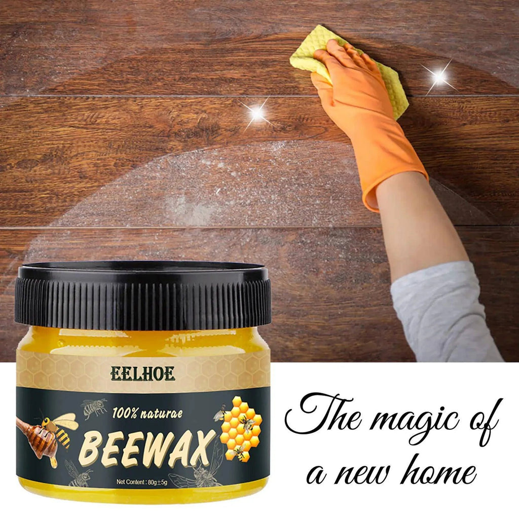 Wood Care Seasoning Beewax Solid Wood Maintenance Cleaning Polished Care Beeswax Waterproof Wear-Resistant Wax Furniture Care - Winord