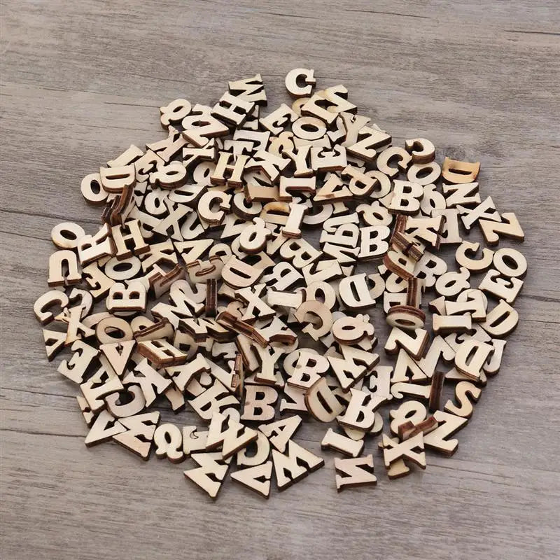 100/200pcs 15mm DIY Doodle Educational Small Wooden Slice Scrapbooking Children's Outside Kids Kids Scrapbooking