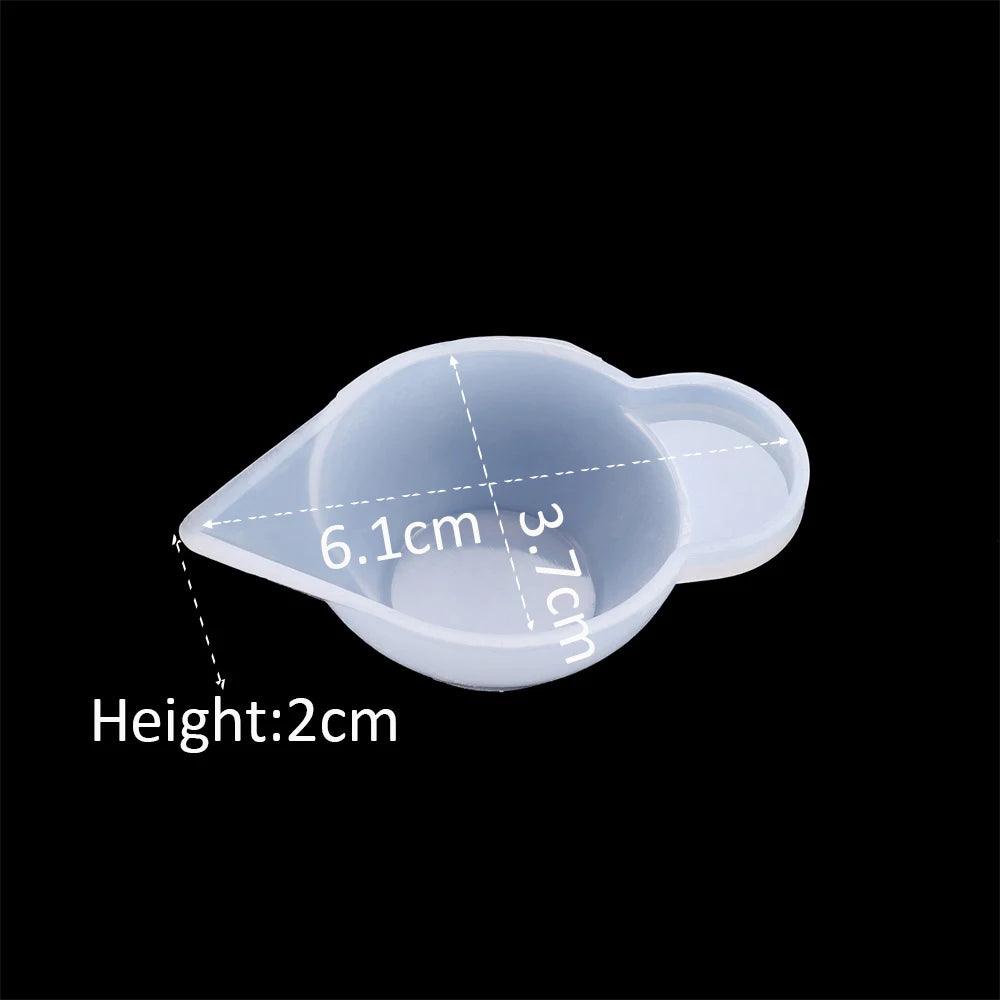 5Pcs/Lot 10ml Dispensing Silicone Cups Tools Resin Tool for DIY UV Epoxy Resin Crafts Jewelry Making Accessories Easy To Peel