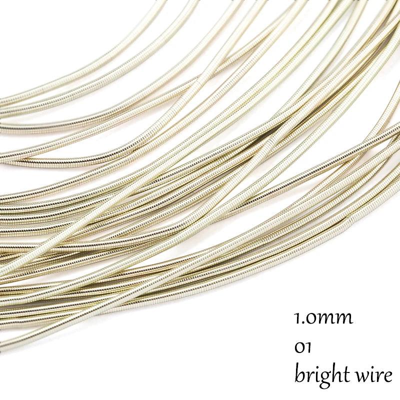 French Bullion Wire French Coil  Embroidery Silk Thread Sewing DIY Accessories Jewelry Making Embroidery Metalic Purl Wire
