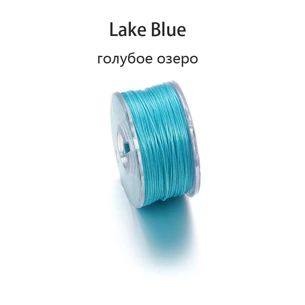 50Yards Nylon Bead Thread Nonelastic Beading Threads Seed Beads Cord Thread for DIY Bracelets Necklace Jewelry Making Supplies