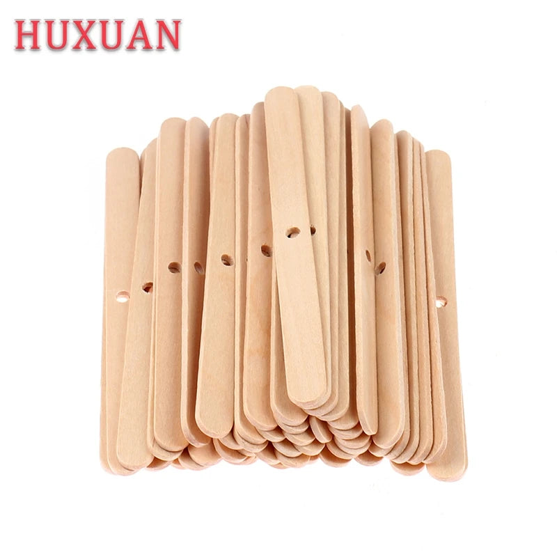 100Pcs Wooden Candle Wicks Holder Centering Device DIY Handmade Candle Making Tools Home Decoration Accessories Hot Sale