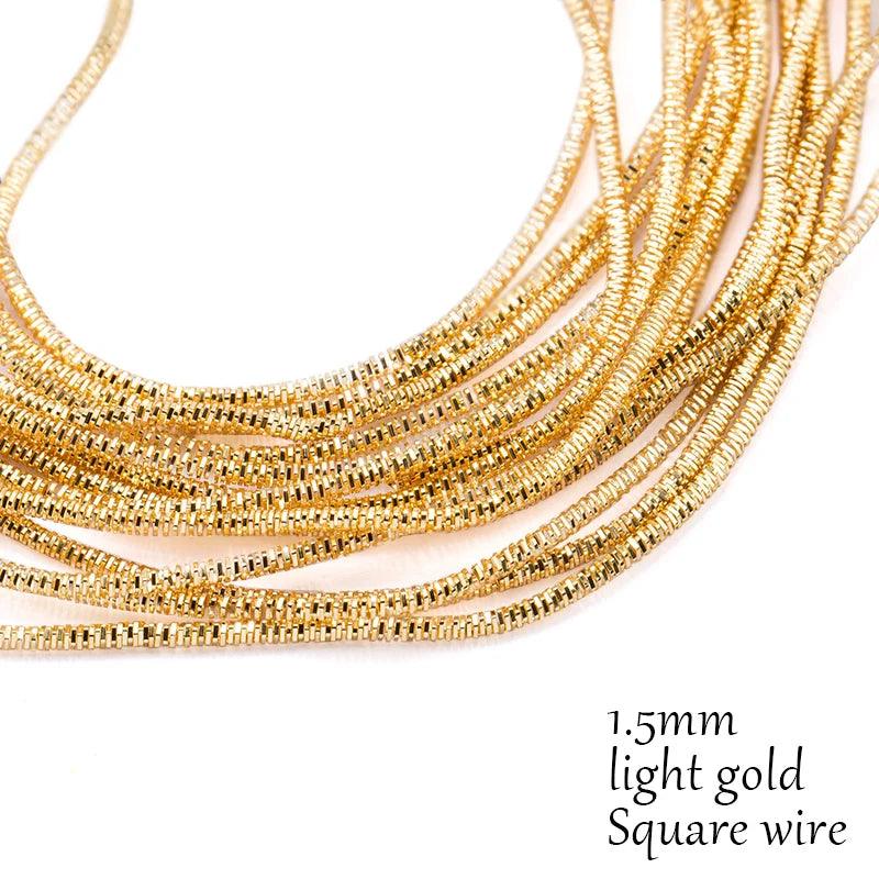 French Bullion Wire French Coil  Embroidery Silk Thread Sewing DIY Accessories Jewelry Making Embroidery Metalic Purl Wire