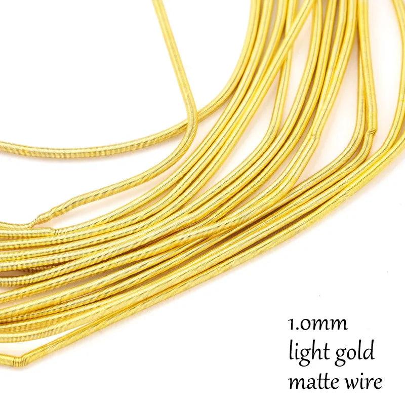 French Bullion Wire French Coil  Embroidery Silk Thread Sewing DIY Accessories Jewelry Making Embroidery Metalic Purl Wire
