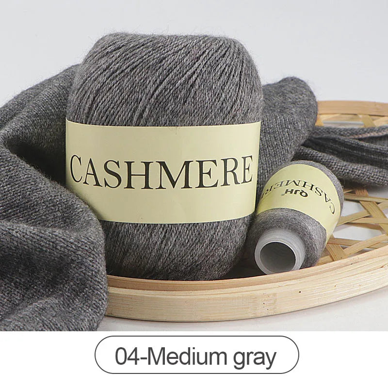 Ladies Cashmere Yarn Anti Pilling Soft Hand Knit Wool Balls