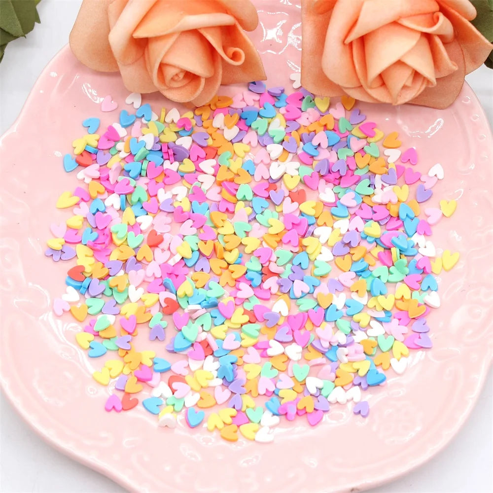 KSCRAFT Mixed Heart-shaped Sequins for DIY Card Making Craft Color Collection