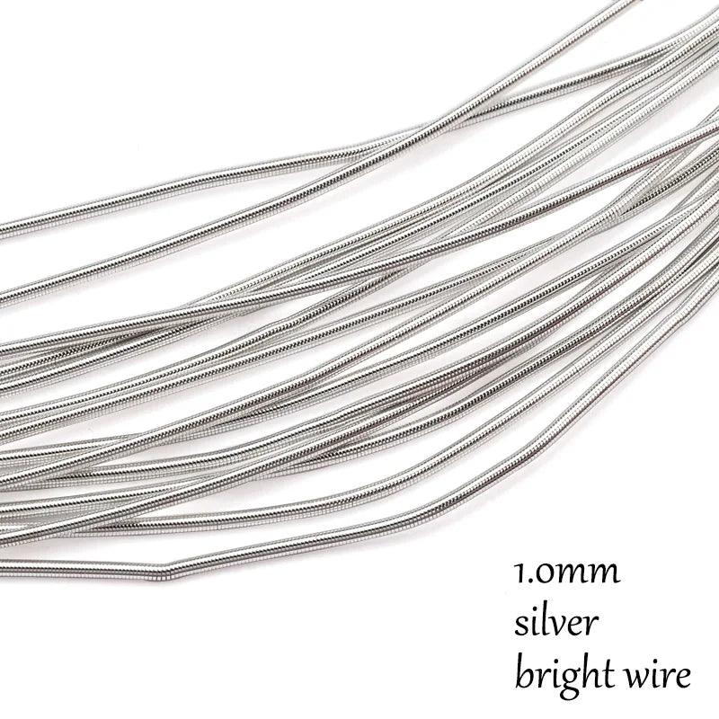 French Bullion Wire French Coil  Embroidery Silk Thread Sewing DIY Accessories Jewelry Making Embroidery Metalic Purl Wire