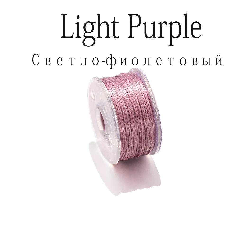 50Yards Nylon Bead Thread Nonelastic Beading Threads Seed Beads Cord Thread for DIY Bracelets Necklace Jewelry Making Supplies
