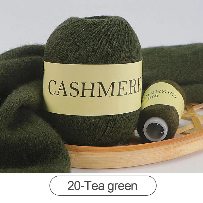 Ladies Cashmere Yarn Anti Pilling Soft Hand Knit Wool Balls