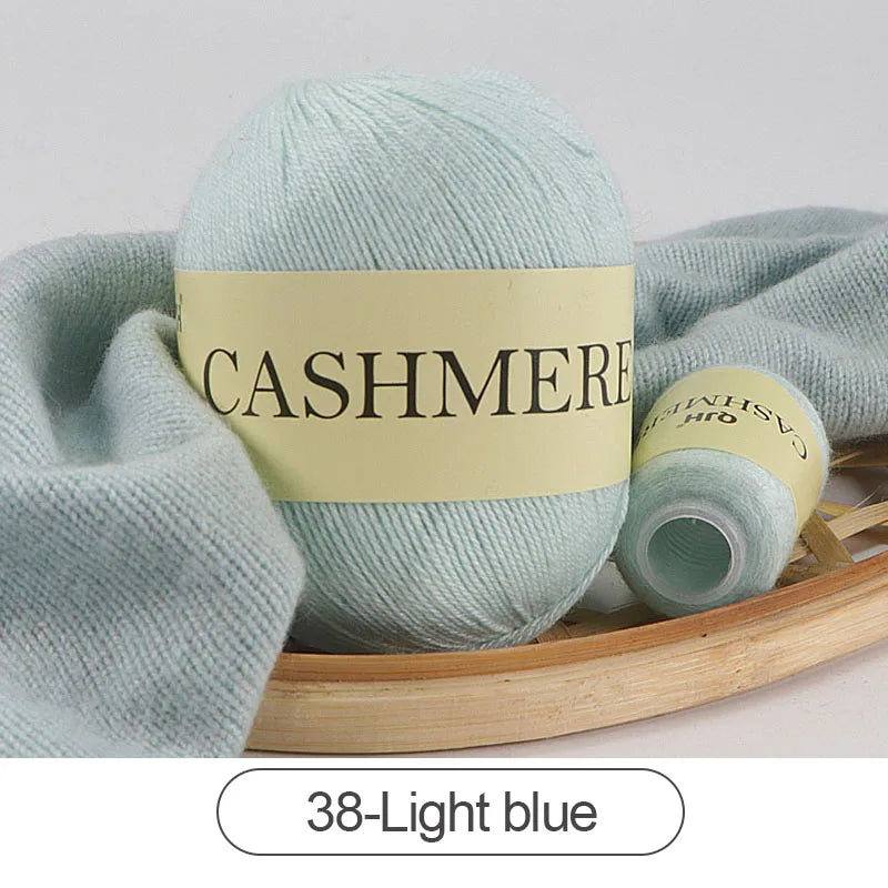 Ladies Cashmere Yarn Anti Pilling Soft Hand Knit Wool Balls